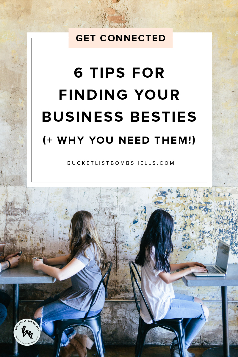 6 Tips for Finding Your Business Besties (+ Why You Need Them!) Longing to have a business bestie to bounce ideas off of, collaborate with, and to talk shop with? Here are six tips for finding her...