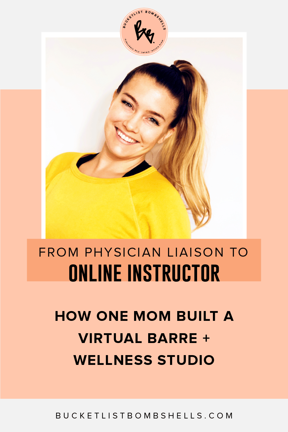 From Physician Liaison to Online Instructor: How One Mom Built a Virtual Barre + Wellness Studio Today, we’re sitting down with BB Academy student Jessica Hendry, Founder of Honey Bee Sweat! Join us as she gives a glimpse into her girl boss journey...