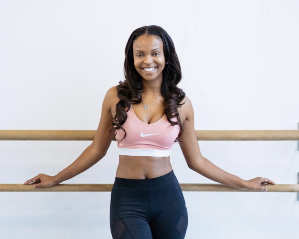 female black fitness trainer honor