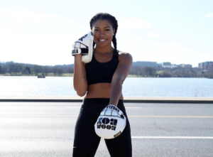 female black fitness trainer honor